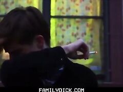 SEXY MUSCLED DADDY PUNISHES  STEPSON